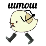 😐 штош russian, cartoon, cute, sticker, walking telegram sticker