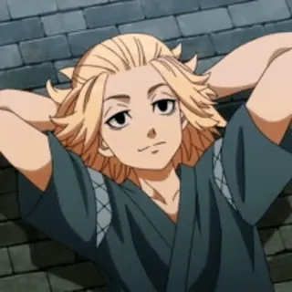 👑 Mikey Tokyo Revengers Anime, Personaggio, Fanart, Manga, Tokyo Revengers, Mikey telegram sticker
