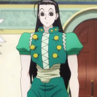 🕷 Illumi Zoldyck Hunter x Hunter anime, charakter, hunter x hunter, illumi zoldyck telegram sticker
