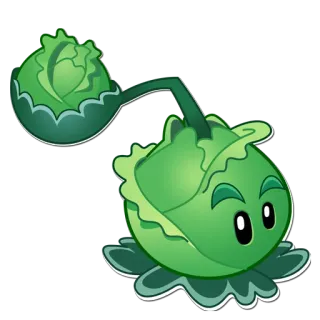😯 Plants vs Zombies, ผักกาดแก้ว, เกมมือถือ, วิดีโอเกม, พืช telegram sticker