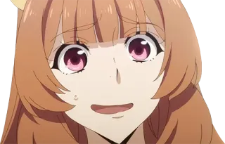 😰 Raphtalia The Rising of the Shield Hero Anime, Carino, Raphtalia, The Rising of the Shield Hero, Tanuki telegram sticker