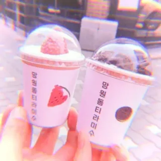 🍥 망원동 티라미수 food, dessert, tiramisu, strawberry, chocolate, cup, Korean telegram sticker