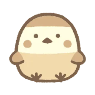 🐨 pájaro, mono, animal, kawaii, pollito telegram sticker