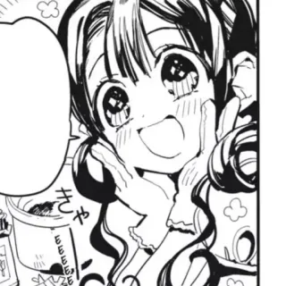 🍇 きゃ anime, manga, cute, cartoon, kawaii, japanese telegram sticker