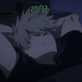 😤 Katsuki Bakugo My Hero Academia Аниме, Манга, Моя геройская академия, Кацуки Бакуго, Персонаж, Фанатское творчество whatsapp sticker