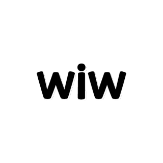😏 WIW WIW, lettering, tekst whatsapp sticker
