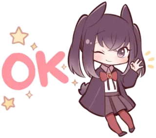 Black Sweetie Bunny By SR telegram stickers