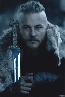 🪓 Ragnar Lothbrok Vikings ไวกิ้ง, ดาบ, นักรบ, ประวัติศาสตร์, แร็กนาร์ telegram sticker