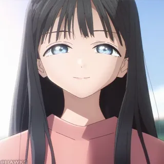 🎐 Anime, Ragazza, Personaggio, Ritratto, Illustrazione telegram sticker