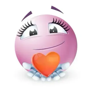 ❤ emoji, tình yêu, trái tim, dễ thương, hồng, lãng mạn telegram sticker