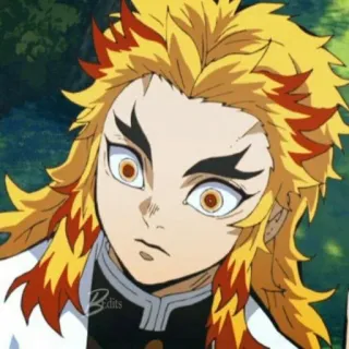 🔥 Kyojuro Rengoku Demon Slayer anime, demon slayer, kyojuro rengoku, sticker whatsapp sticker