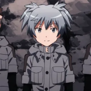 🌀 Nagisa Shiota Assassination Classroom Anime, Assassination Classroom, Nagisa Shiota, Mangá, Escola, Menino whatsapp sticker
