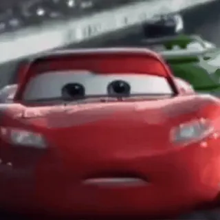 😔 Lightning McQueen Cars voitures, lightning mcqueen, dessin animé, film, animation whatsapp sticker