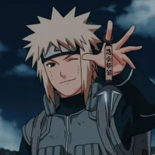 🖇 Minato Namikaze Naruto 忍求徐容 Minato, Naruto, Anime, Ninja, Kunai, Fanart, Manga telegram sticker