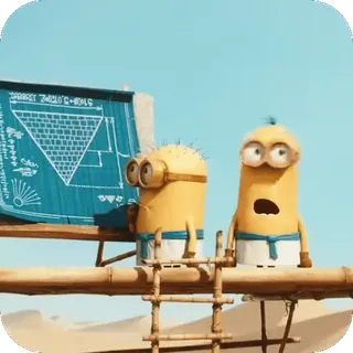 ๐ Minions Despicable Me minions, despicable me, cartoon, animation, blueprint, funny, movie telegram sticker