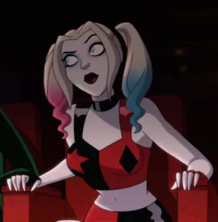 🎪 Harley Quinn 할리 퀸, DC 코믹스, 악당, 만화 캐릭터 telegram sticker