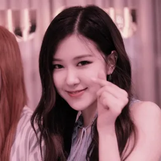 🥰 Роза, K-pop, Певица, Знаменитость, Кореянка, Женщина, Сердце, Blackpink whatsapp sticker