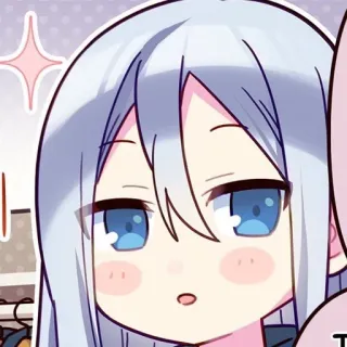 😊 T- Anime, Mangá, Fofo, Personagem, Garota whatsapp sticker