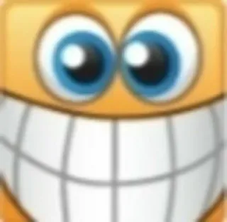 😁 Emoji, Smiley, Dessin animé, Visage, Joyeux whatsapp sticker