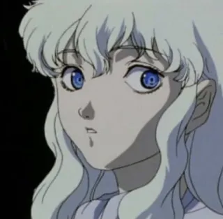 😦 Griffith Berserk anime, manga, griffith, berserk, character telegram sticker