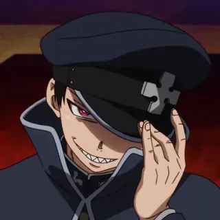 @anime_stickerr Пламенная бригада пожарных telegram stickers