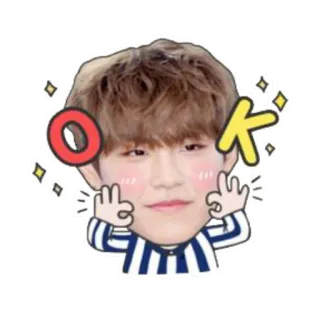 🕶 OK ok, gest, akceptacja, słodkie, zgoda, pozytywne telegram sticker