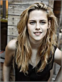 ✨ Kristen Stewart 여배우, 유명인, 인물사진, 여자, 금발 telegram sticker