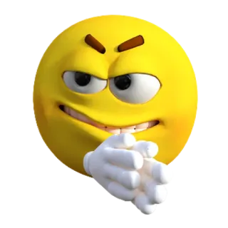 😏 Emoji, Malvagio, Macchinatore, Pianifica, Compiaciuto, Furbo, Malizioso whatsapp sticker