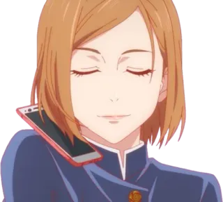 😌 Nobara Kugisaki Jujutsu Kaisen Аниме, Персонаж, Нобара, Кугисаки, Магическая битва telegram sticker