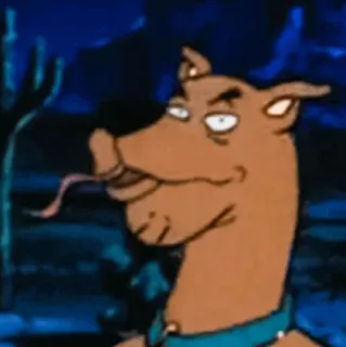 🐶 Scooby-Doo cartoon, dog, scooby, scoobydoo, mystery, funny telegram sticker
