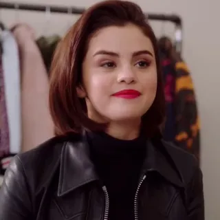 🌙 Selena Gomez Selena Gomez, actriz, cantante, celebridad, retrato, labios rojos telegram sticker