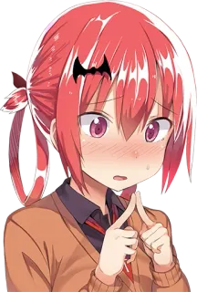 😳 Satania Gabriel Dropout Аниме, Манга, Сатания, Gabriel Dropout, Девушка-демон, Мультфильм, Милый telegram sticker