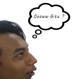 😮 Oooww·Gitu ? telegram sticker