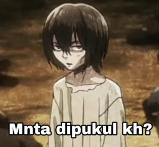 😭 Mnta dipukul kh? anime, manga, sticker, sad, child whatsapp sticker