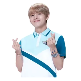 ❤️ V K-pop, piosenkarz, mężczyzna, celebryta, BTS, koreański, V, idol telegram sticker