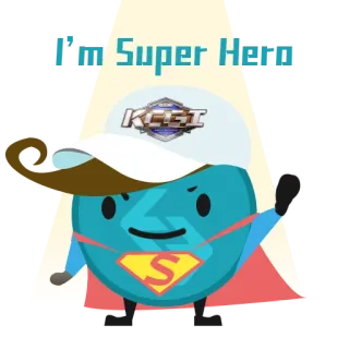🏆 I'm Super Hero ซูเปอร์ฮีโร่, การ์ตูน, ตัวละคร, ฮีโร่, kcsi telegram sticker