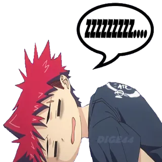 😴 ZZZZZZZZZ.... dormire, anime, manga, cartone animato, zzz, stanco, riposo telegram sticker