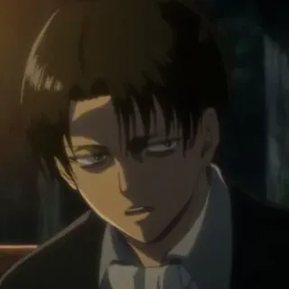😒 Levi Ackerman Attack on Titan Anime, Manga, Ataque a los Titanes, Levi, Levi Ackerman, Personaje telegram sticker