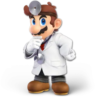 👨‍⚕ Mario mario, dokter, super mario, nintendo, personage, videogame telegram sticker