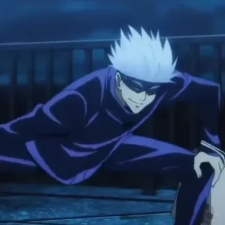 🛑 Gojo Satoru Jujutsu Kaisen Аниме, Jujutsu Kaisen, Годжо Сатору, Персонаж, Манга, Колдун whatsapp sticker