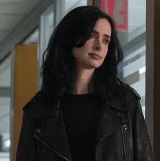 🥀 Jessica Jones donna, bruna, giacca, Jessica Jones, Kristen Ritter telegram sticker