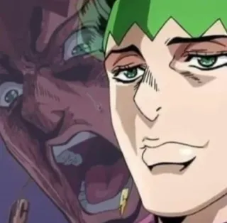 🤨 Rohan Kishibe JoJo's Bizarre Adventure 动漫, 漫画, 露伴, 岸边, JOJO的奇妙冒险 telegram sticker