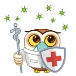Polar Owl whatsapp stickers