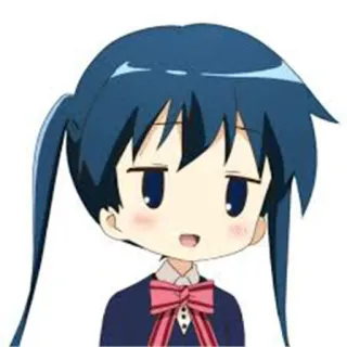 😏 Anime, Chibi, Dibujos animados, Lindo, Chica whatsapp sticker