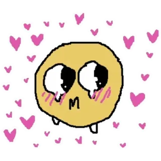 🥰 Émoji, Amour, Cœur, Mignon, Kawaii, Expression telegram sticker