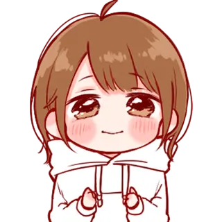 💞 アニメ, 可愛い, 女の子, ちび, カワイイ whatsapp sticker