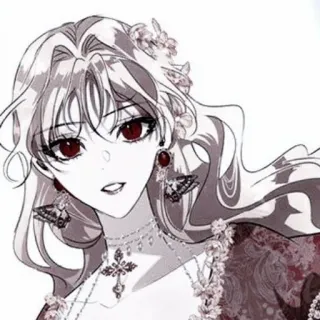 ⛩ kobieta, portret, manga, anime, postać, moda telegram sticker