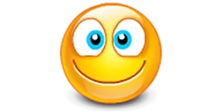 🙂 Emoji, Smiley, Cartoon, Fröhlich, Gesicht, Positiv whatsapp sticker