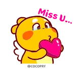🥺 mignon, kawaii, amour, coeur, dessin animé, animation telegram sticker