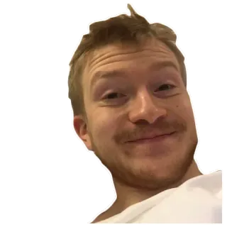 💤 retrato, homem, rosto, sorriso, pessoa, adesivo telegram sticker